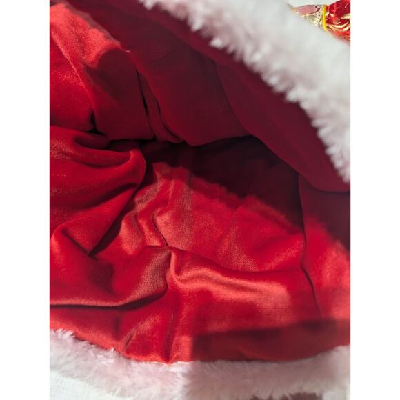 Traditional Chinese Toddler Two Piece Set Hanfu Faux fur trim tassel 3-4yrs - Picture 10 of 10